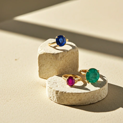 Collection of gemstone rings