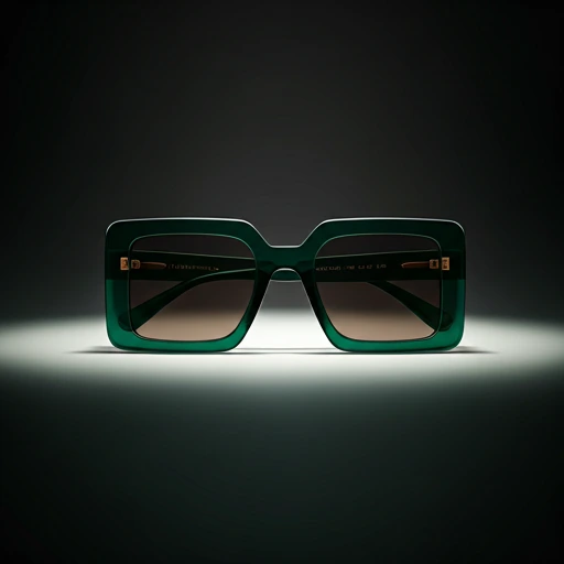 Aura Rimless Glasses - AI Try-On on Phone