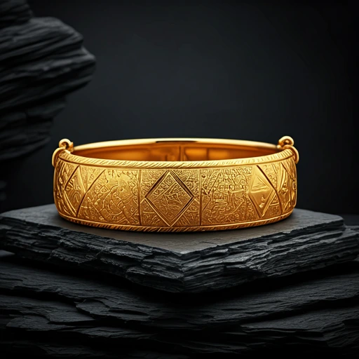 Gold Kada bracelet