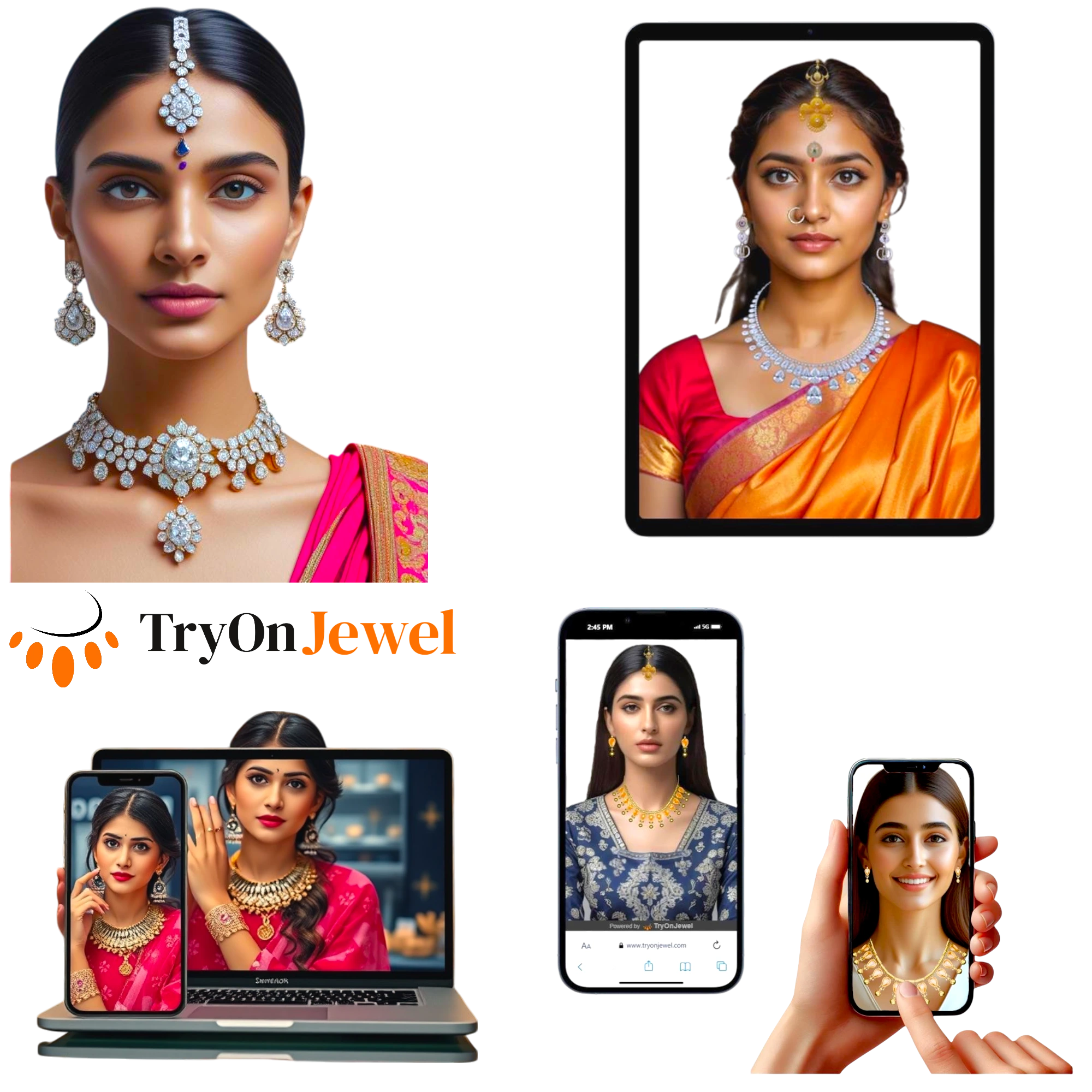 Jewelry try-on features